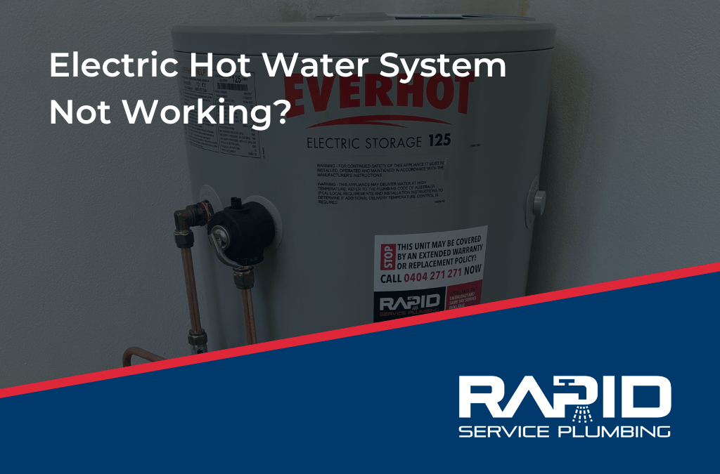 Electric Hot Water System Not Working